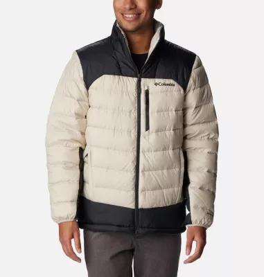 Columbia Big Tall Autumn Park Down Jacket (Dark Stone/Shark) Men's Clothing Product Image