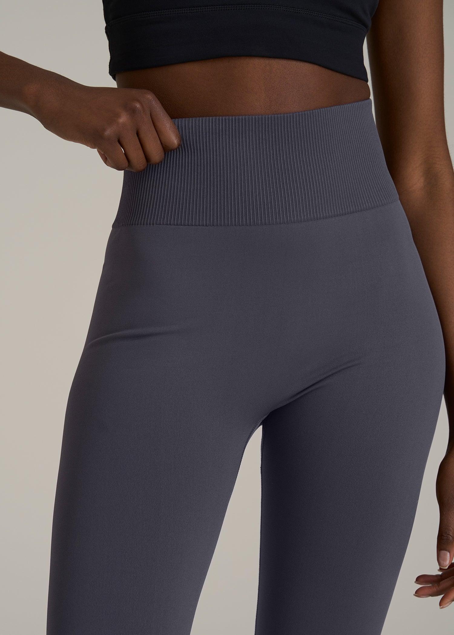 Compression Training Leggings for Tall Women in Periscope Grey Female Product Image