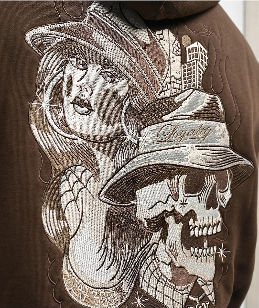 DGK Soreno Brown Hoodie Product Image