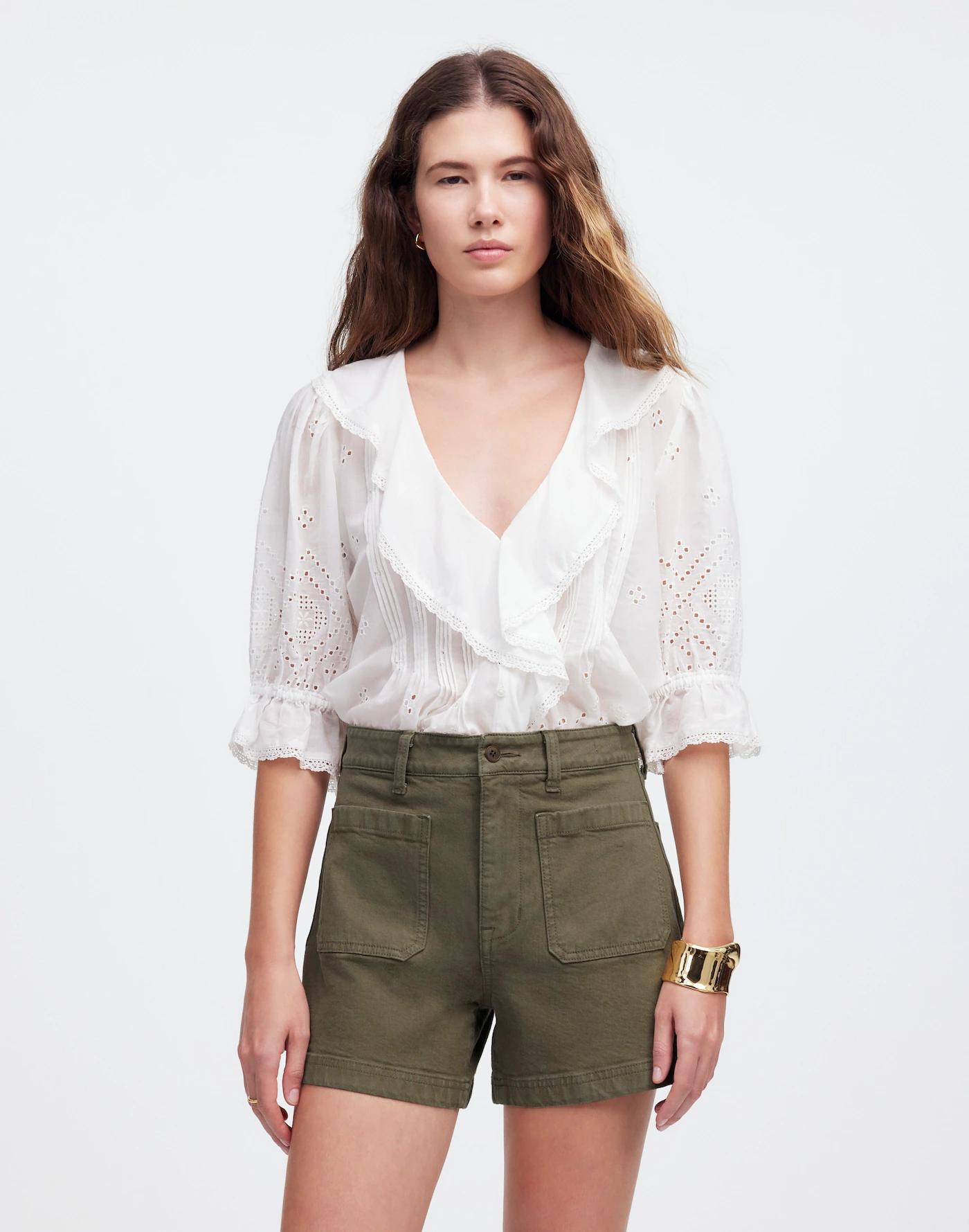 The Emmett Short in Garment-Dyed Twill: Patch Pocket Edition Product Image