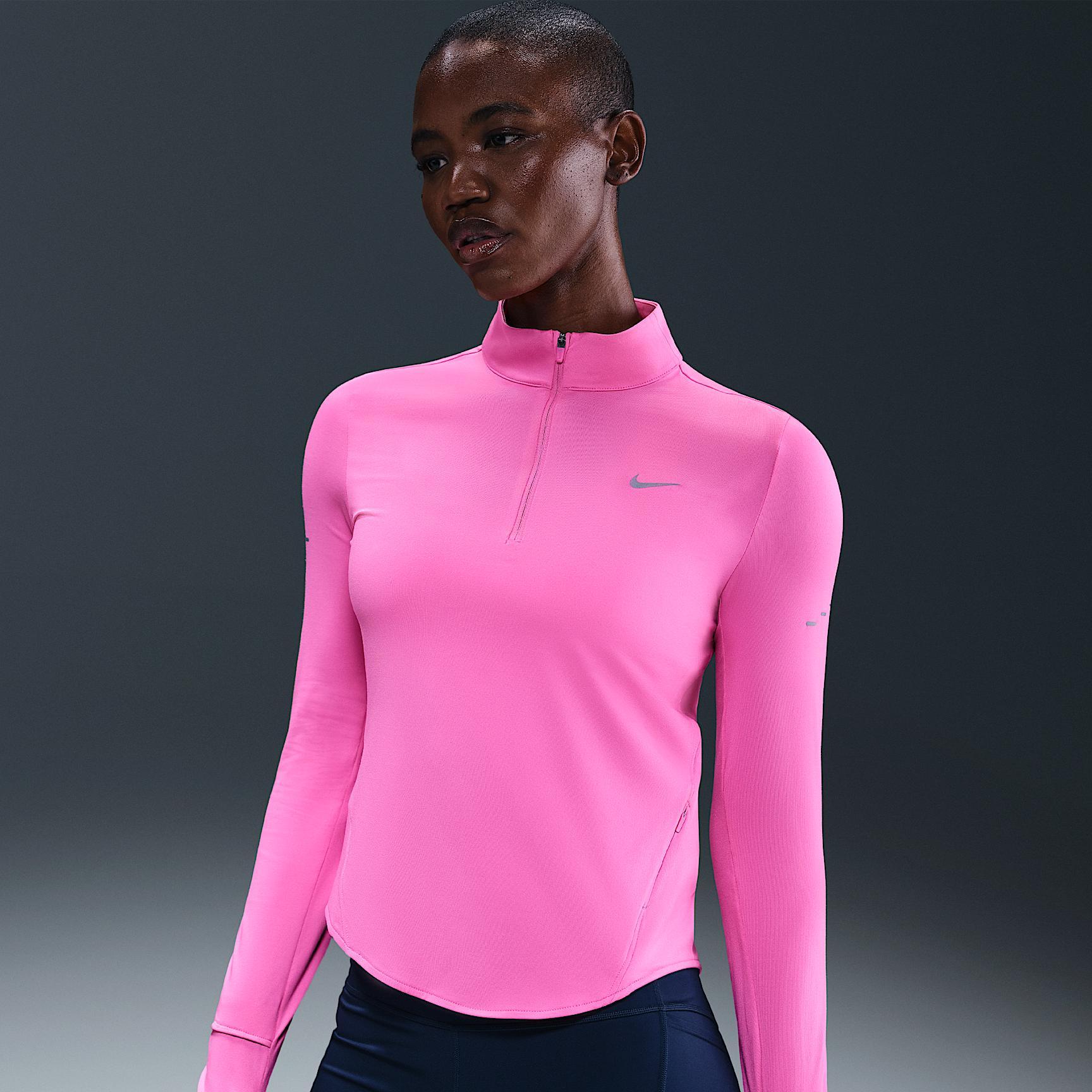 Nike Women's Swift Dri-FIT UV 1/4-Zip Running Top Product Image