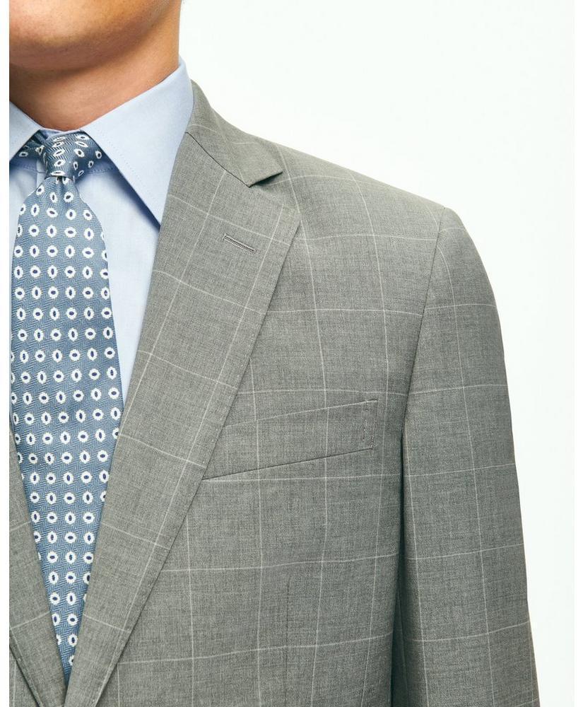 Slim Fit 1818 Windowpane Suit In Wool Product Image