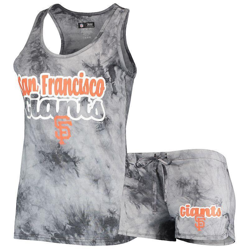 Women's Concepts Sport Charcoal San Francisco Giants Billboard Racerback Tank Top & Shorts Set, Size: XS Product Image