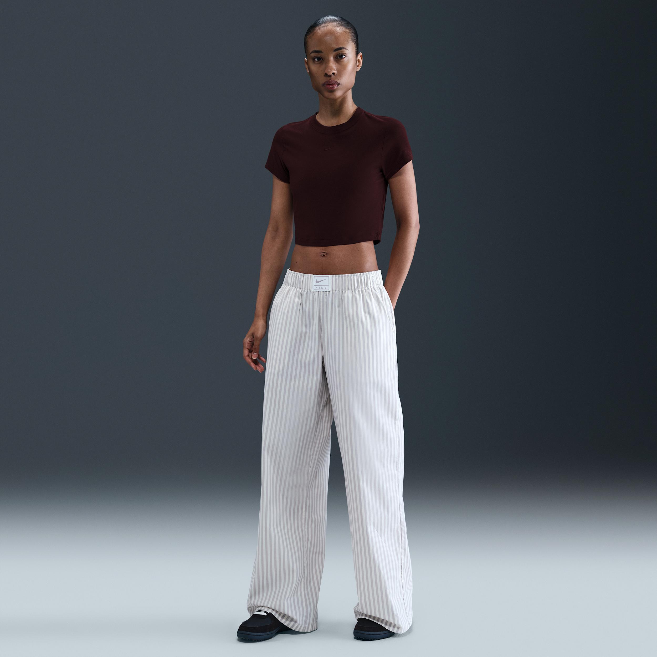 Women's Nike Sportswear Chill Knit Cropped T-Shirt Product Image