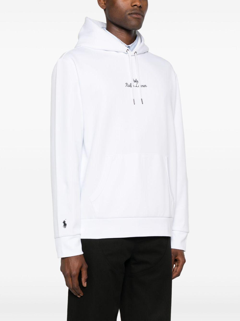 logo-embroidered hoodie Product Image