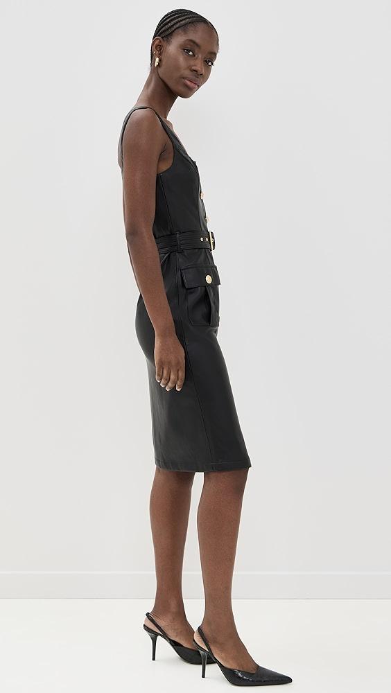 L'AGENCE Idy Button Front Tank Dress | Shopbop Product Image