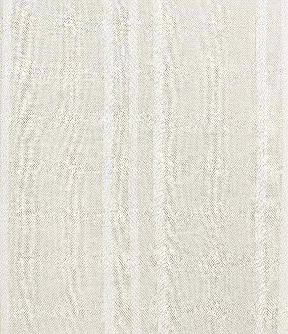 Cloth & Stone Coordinating Linen Blend Knit Striped Henley Cap Sleeve Pullover Product Image