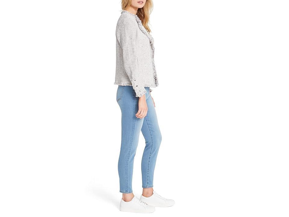 Nic+Zoe Fringe Mix Knit Jacket Product Image