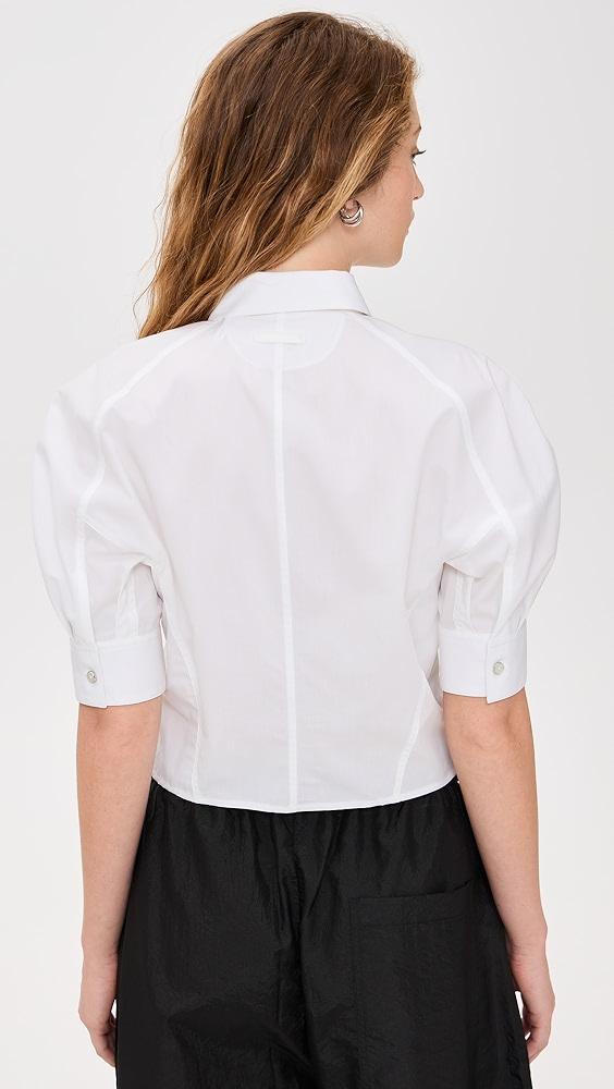Helmut Lang Articulated Short Sleeve Shirt | Shopbop Product Image