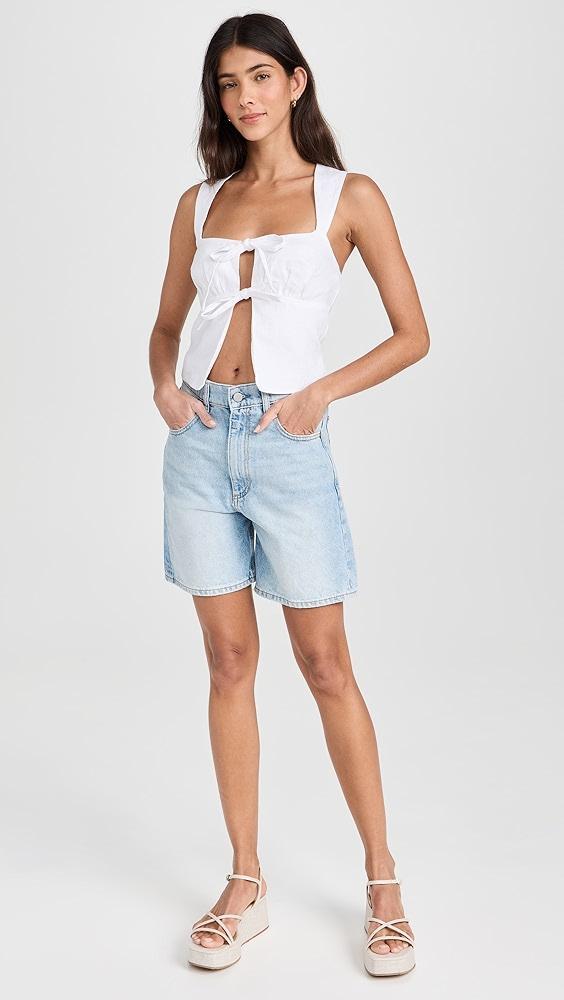 Reformation Azalea Linen Top | Shopbop Product Image