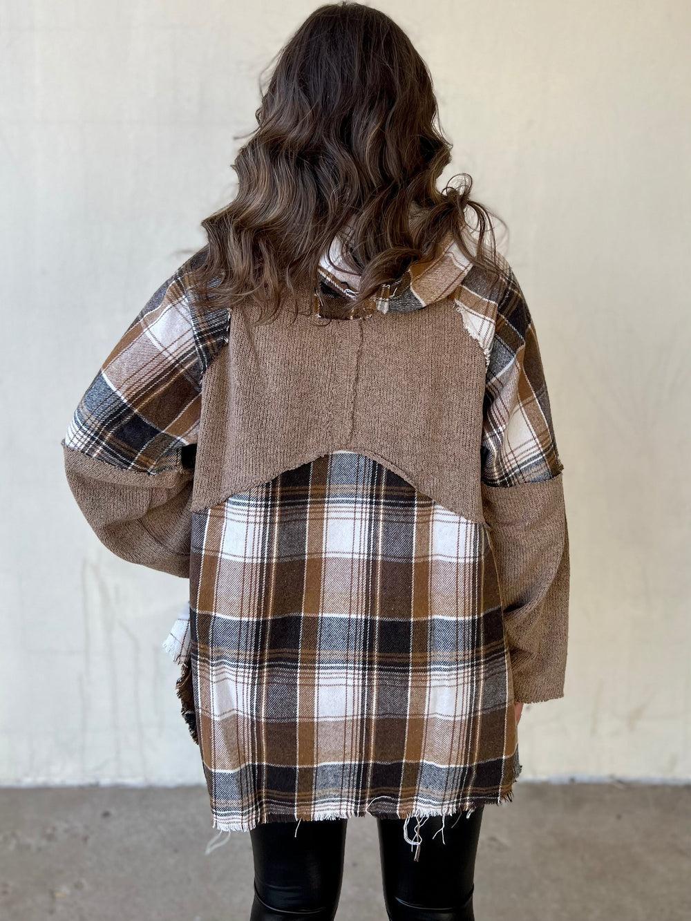 Self Care Saturday Plaid Pullover* Product Image