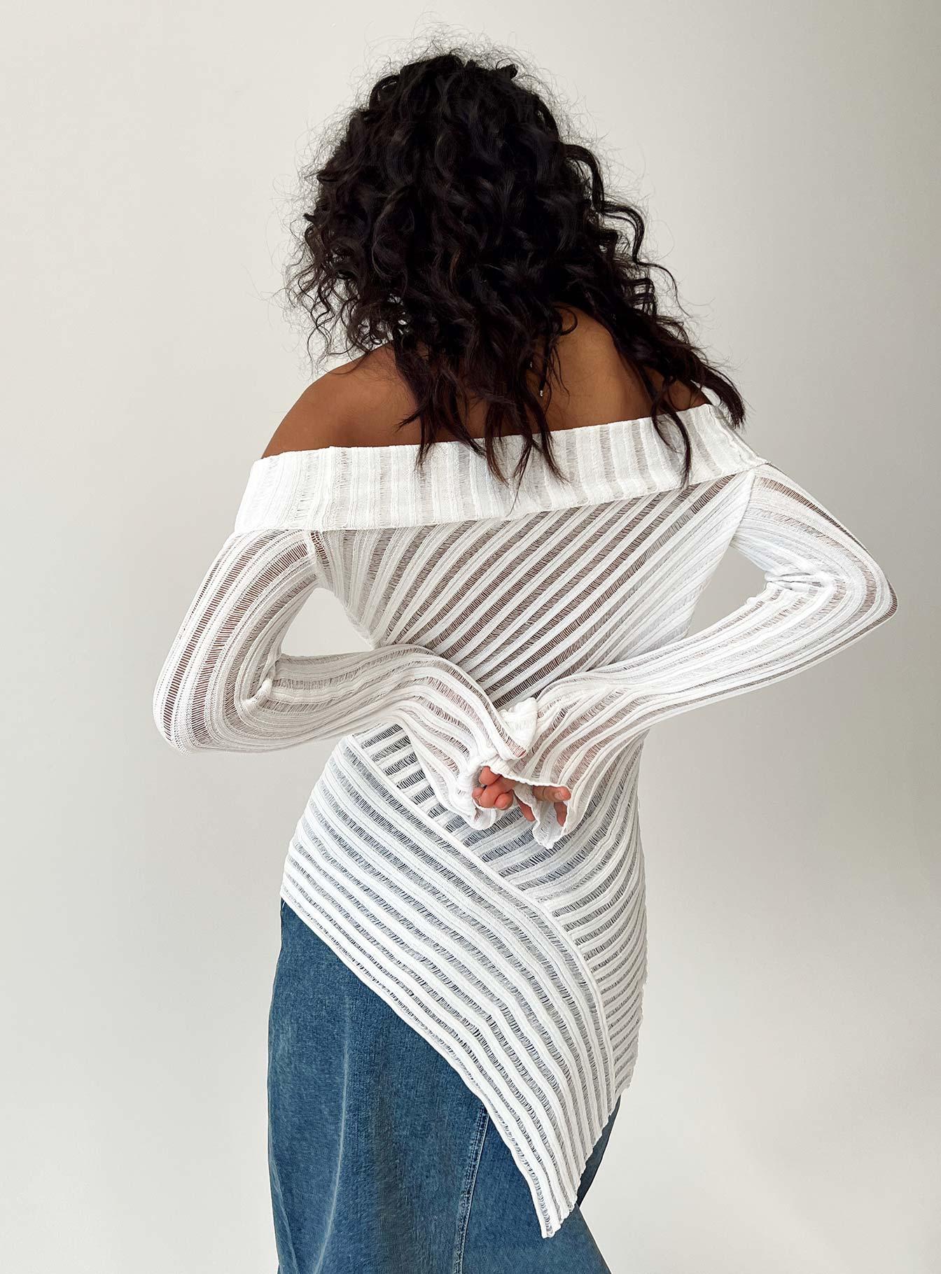Cloud Sweater White Product Image