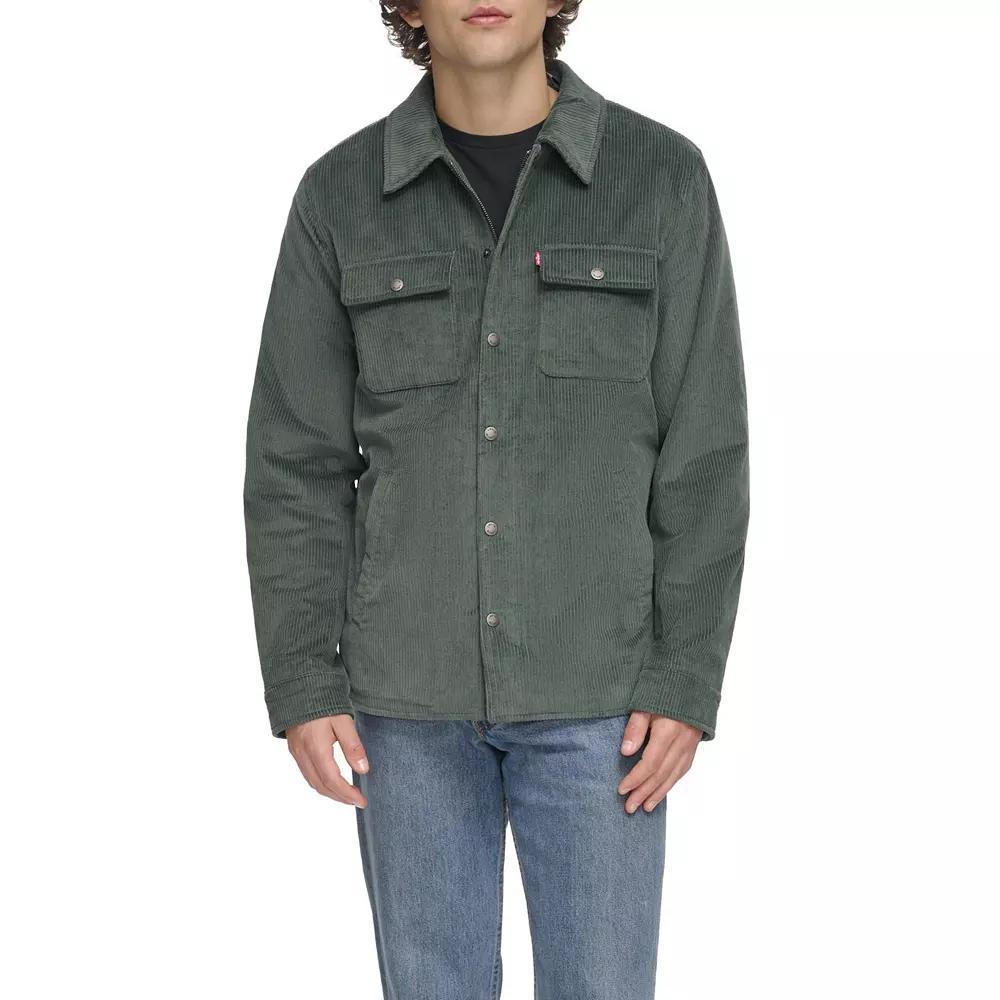 Men's Levi's® Corduroy Sherpa Lined Shirt Jacket, Size: Small, Brown Product Image
