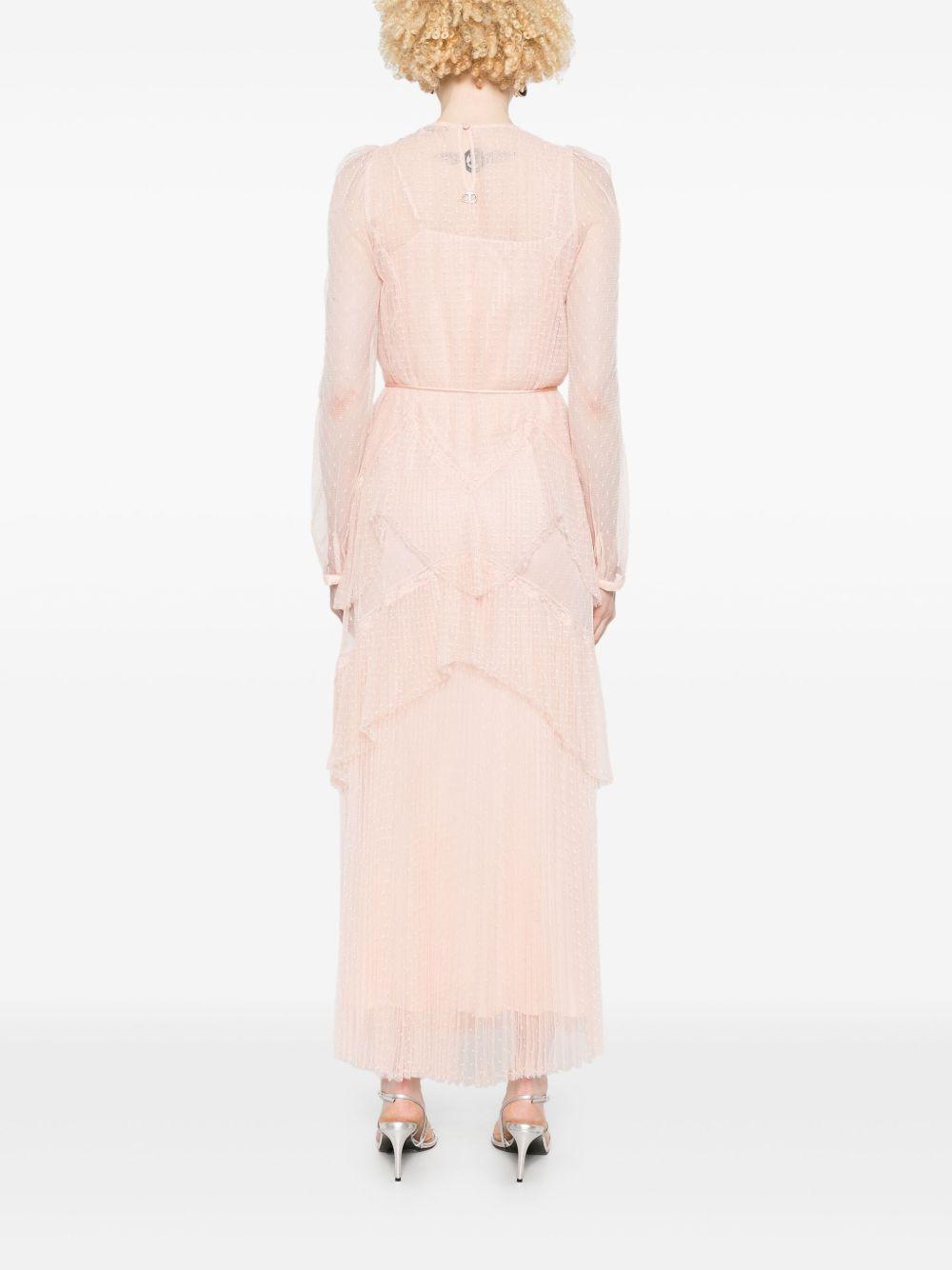 pleated tulle maxi dress Product Image