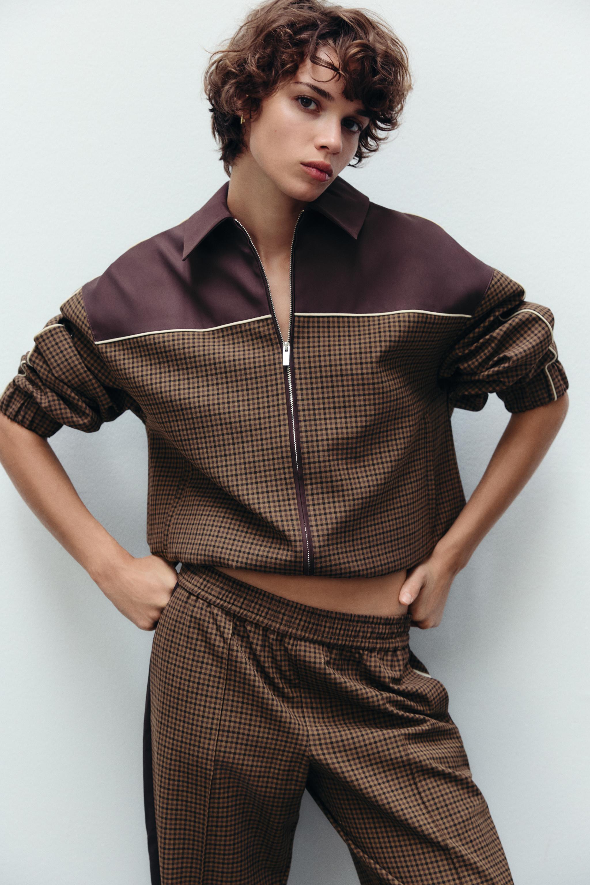PLAID PANTS WITH SIDE STRIPE Product Image