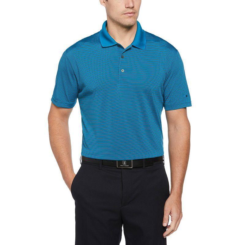 Men's Grand Slam Off Course Championship Striped Golf Polo, Size: Medium, Blue Product Image