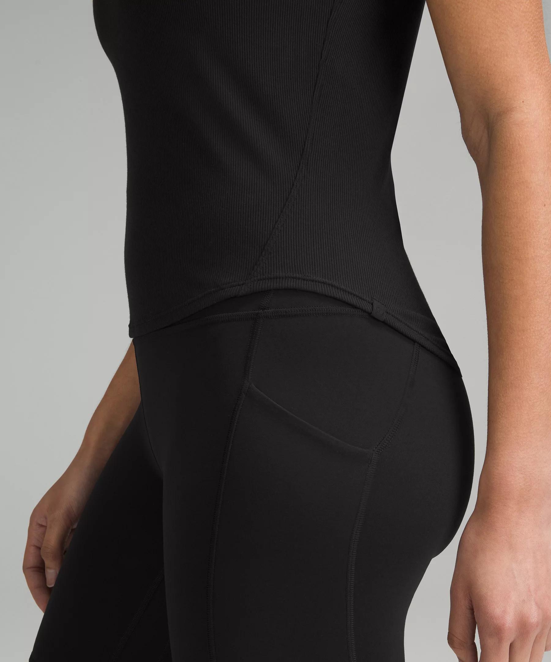Modal Silk Twist-Back Yoga Tank Top Product Image