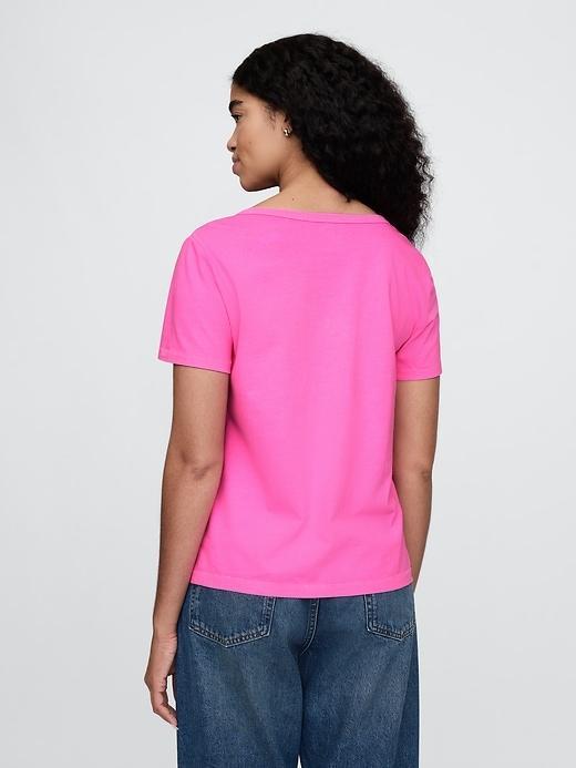 Organic Cotton VintageSoft V-Neck T-Shirt Product Image