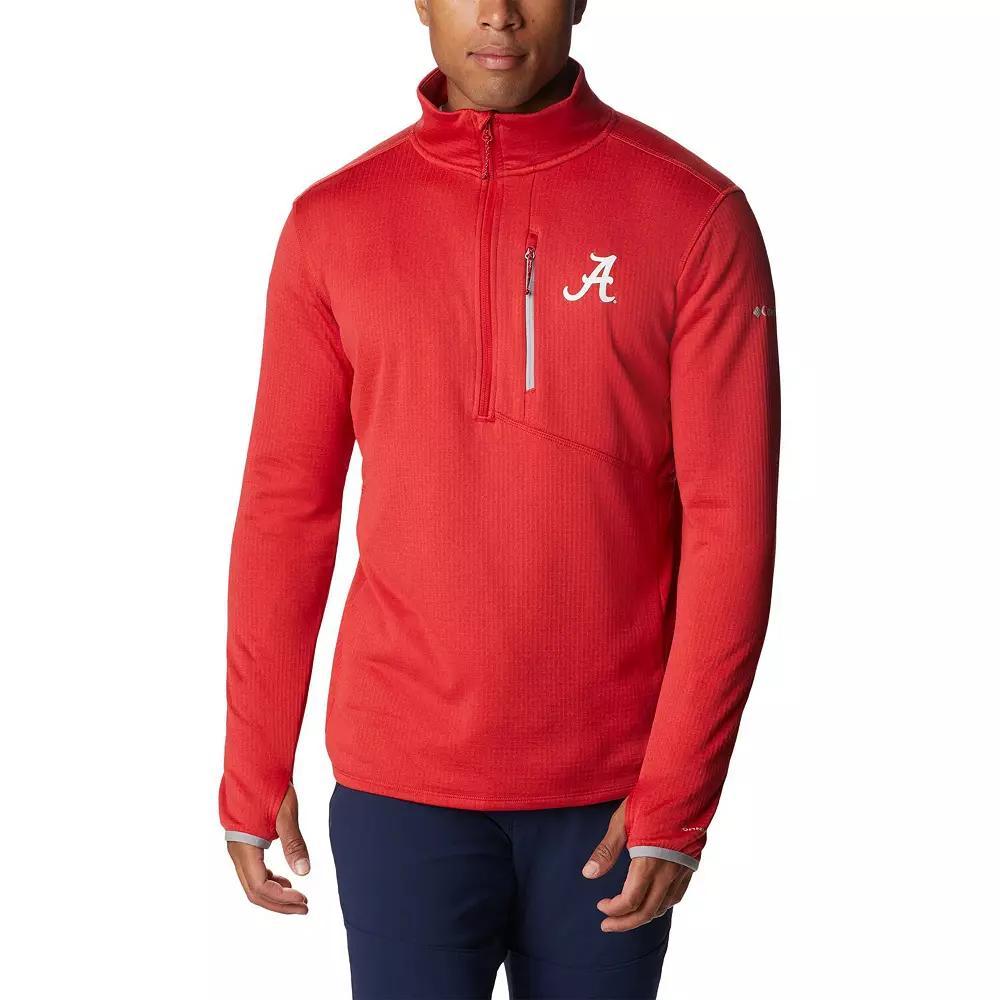 Men's Columbia Crimson Alabama Crimson Tide Park View Omni-Wick Half-Zip Top, Size: 2XL, Red Product Image