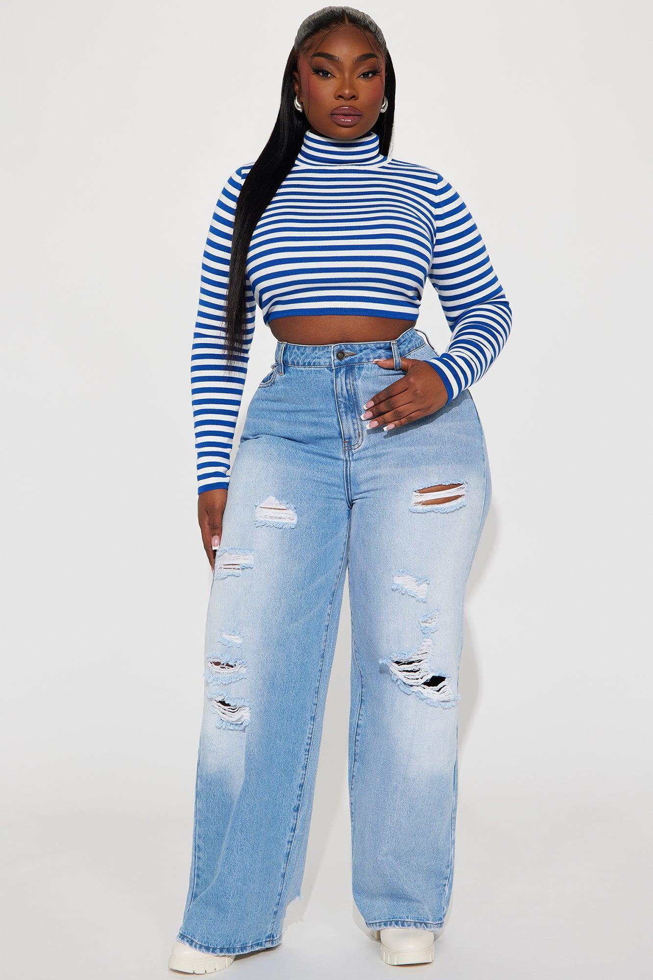 Henrietta Turtleneck Sweater - Navy/combo Product Image