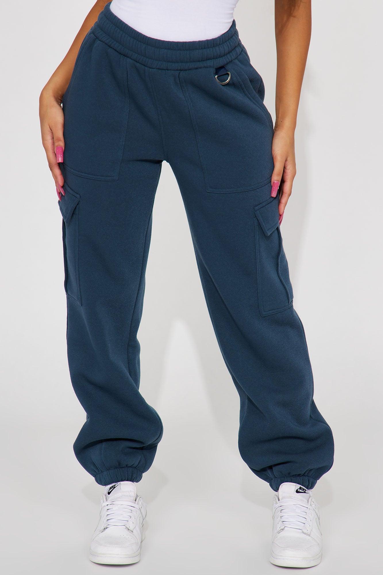 Helen Fleece Lounge Jogger - Blue Product Image