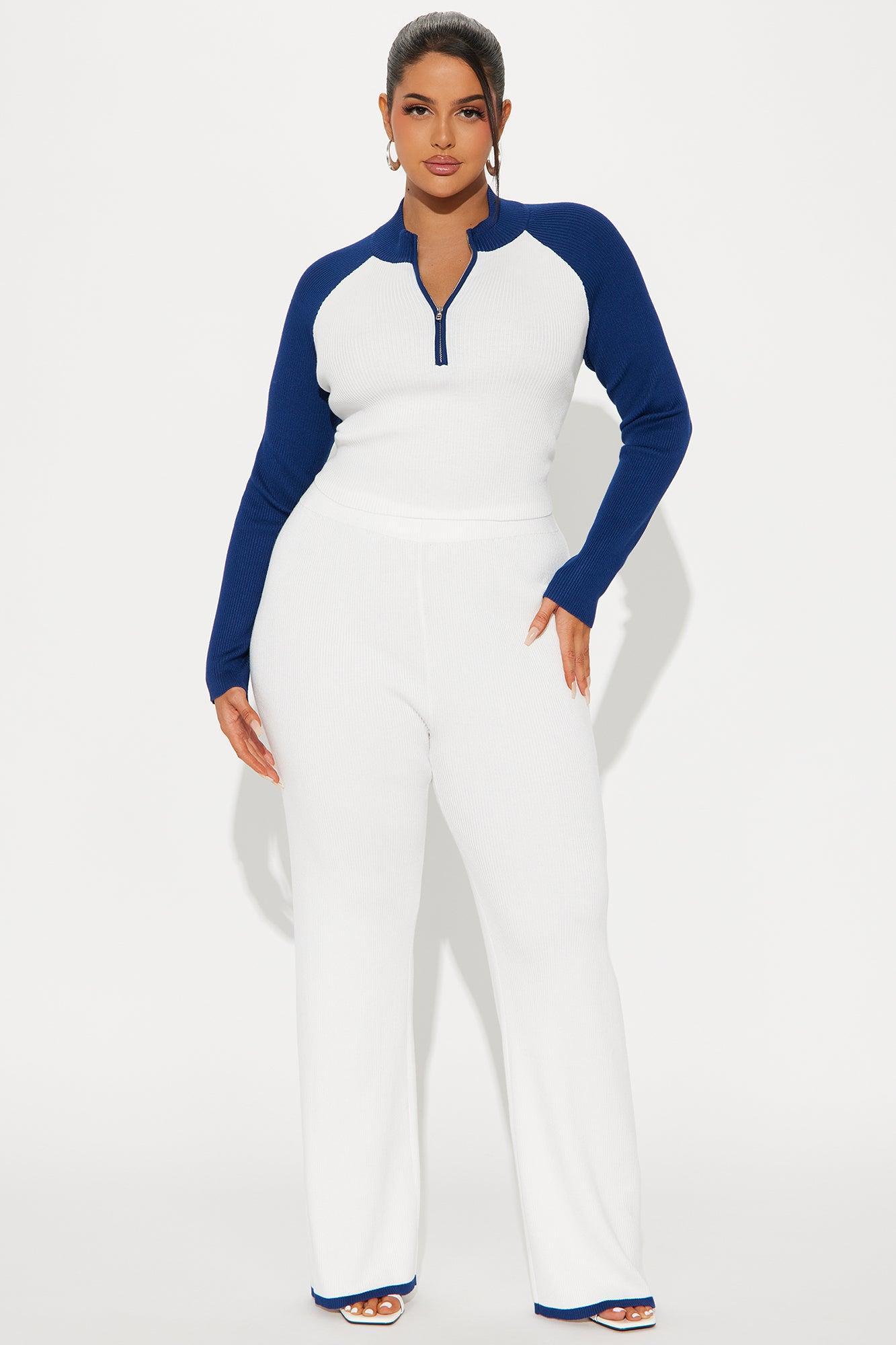 Alizha Sweater Pant Set - Ivory/combo Product Image