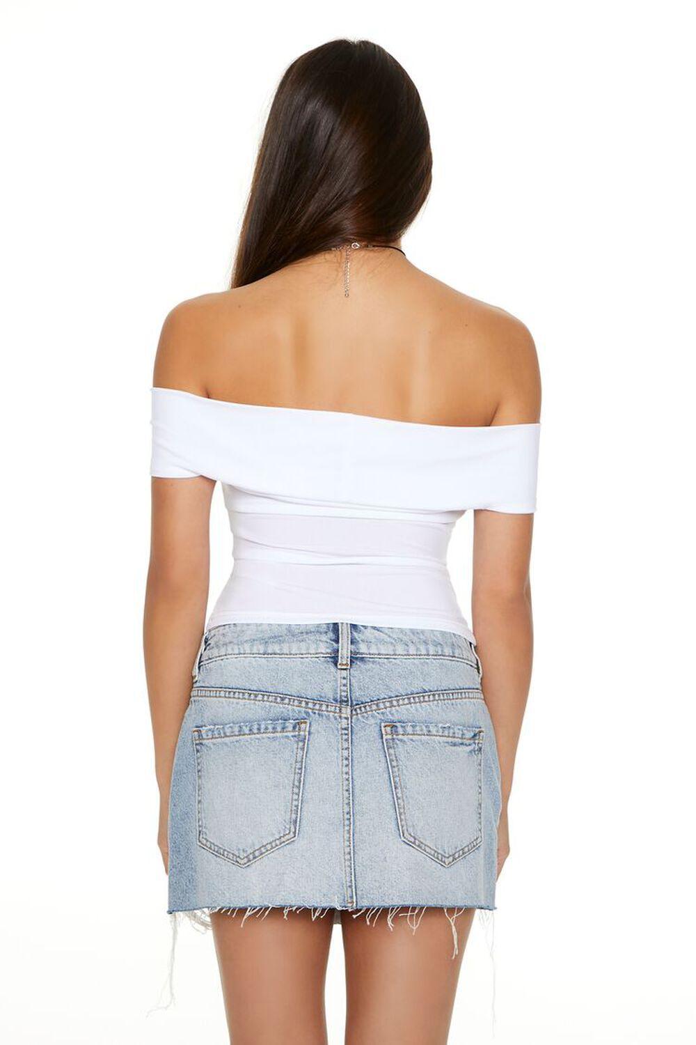 Off-the-Shoulder Rosette Top | Forever 21 Product Image