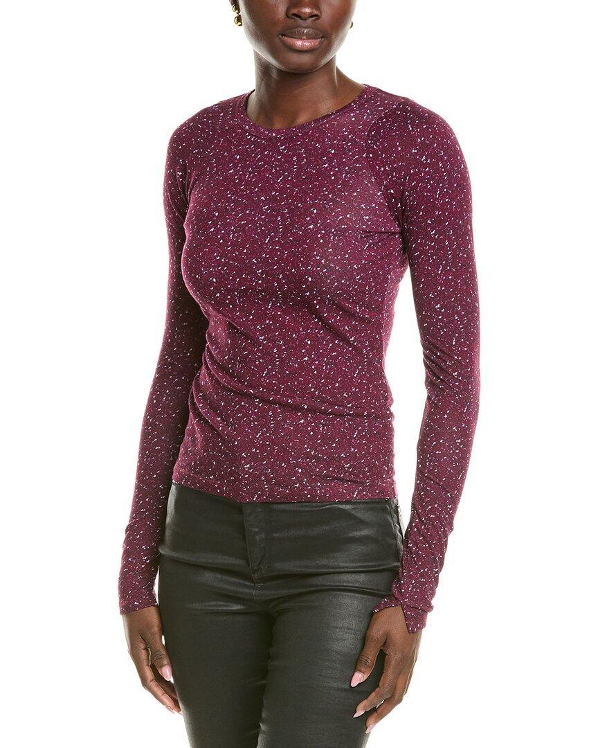 RAG & BONE Shaw Paneled Crew T-shirt In Red Product Image