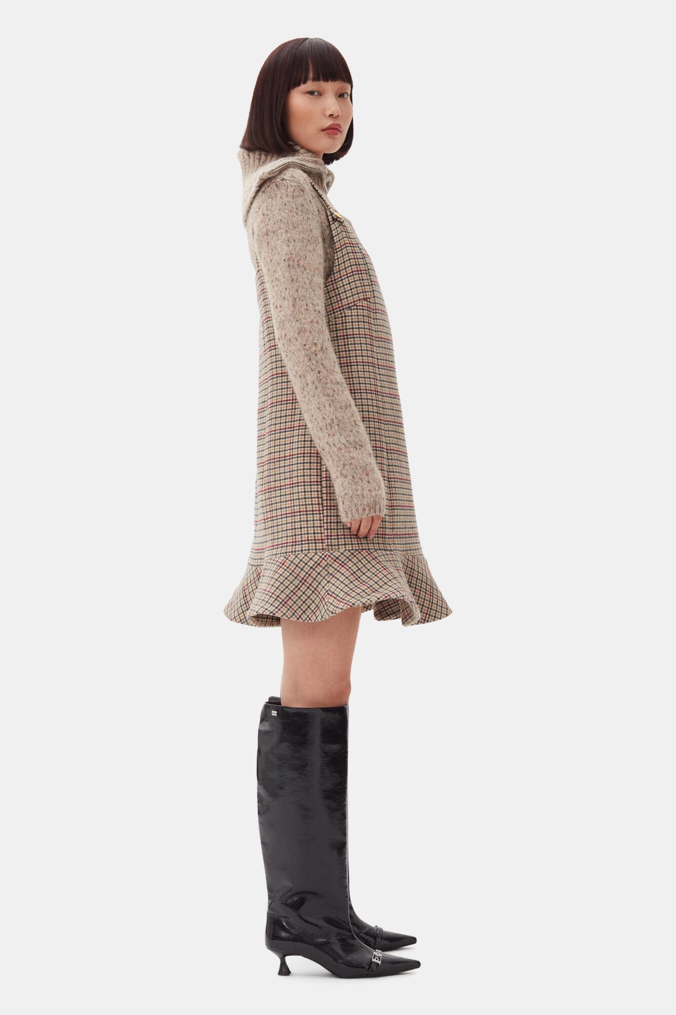 Check Mini Dress Product Image