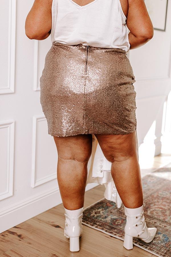 Luxe Moment Sequin Skirt Curves Product Image