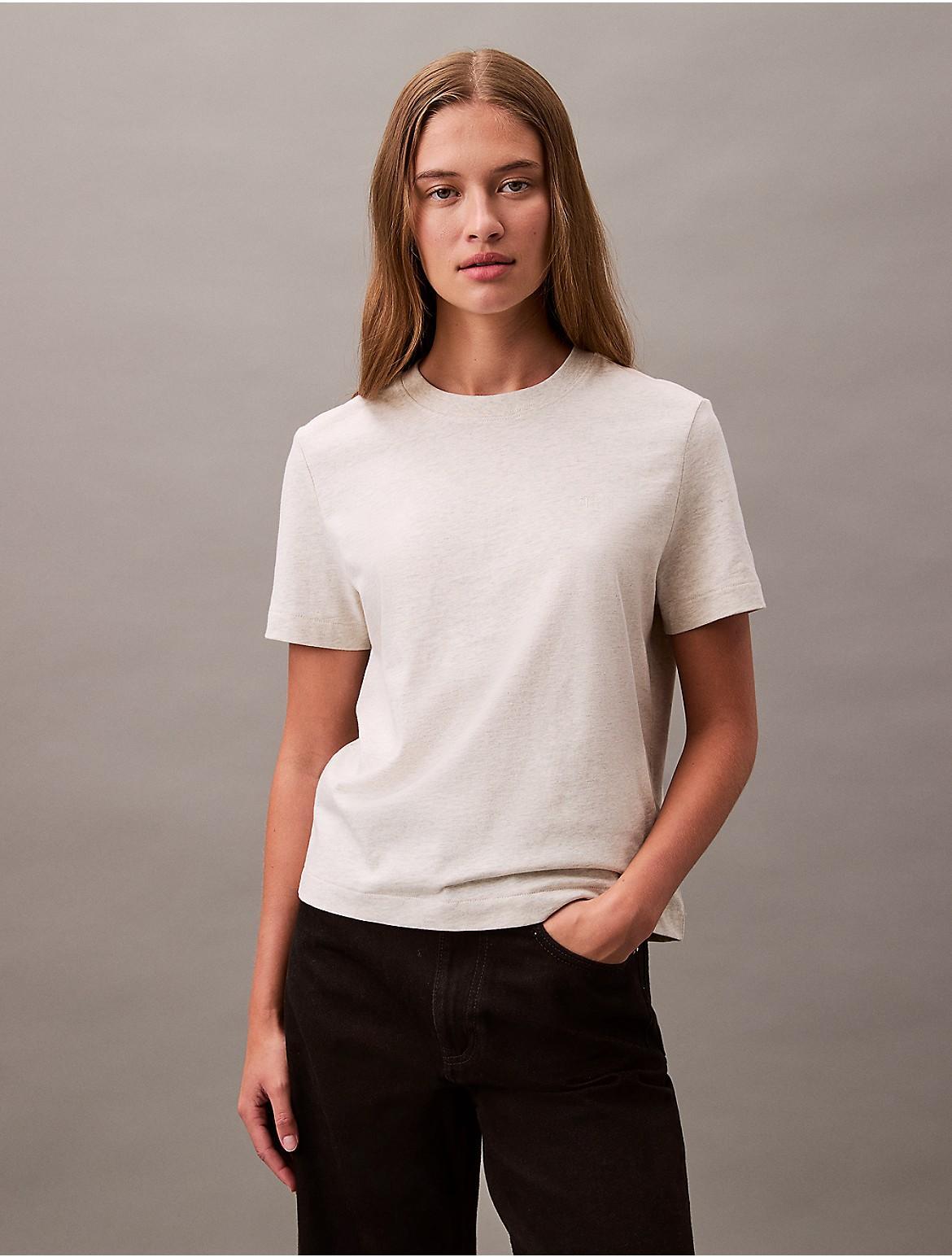 Calvin Klein Womens Archive Logo T-Shirt - Grey Product Image