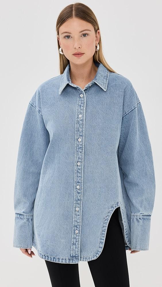 Lioness Off Duty Denim Shirt | Shopbop Product Image