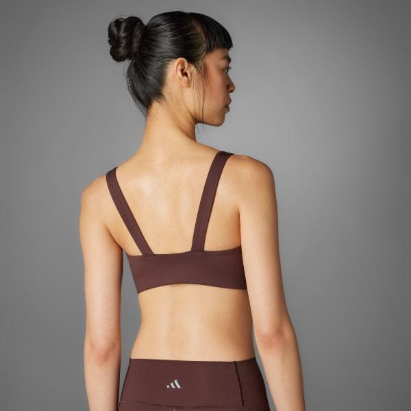 adidas All Me Luxe Medium-Support Bra Core Black 2XS C-D Womens Product Image