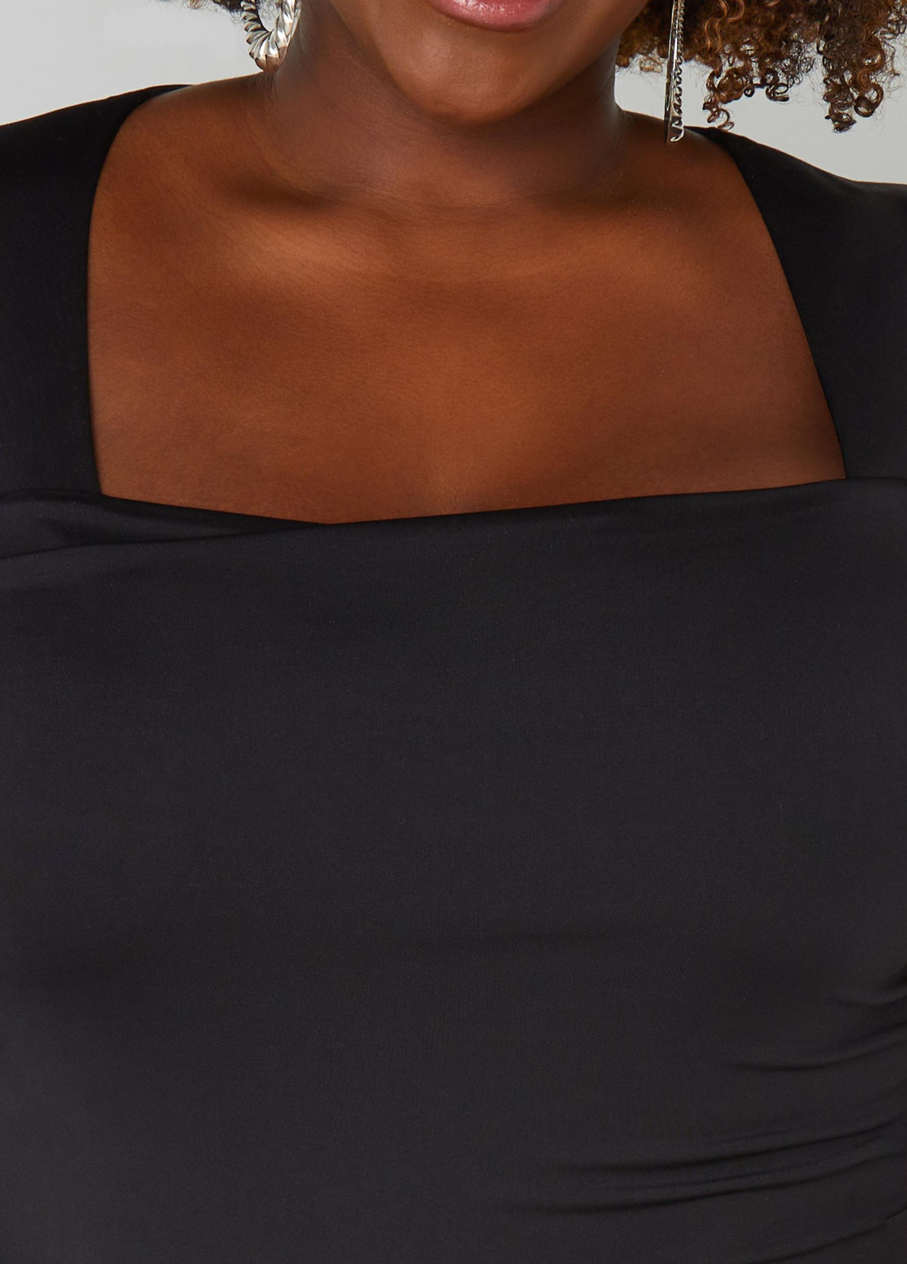 Ruched Square Neck Top Product Image
