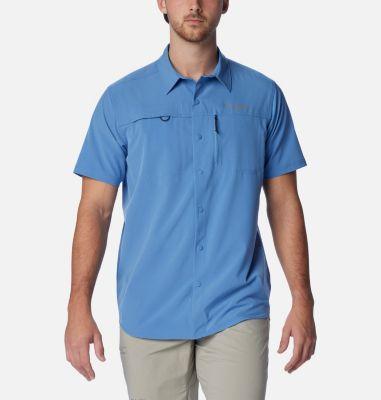 Columbia Summit Valley Woven Short Sleeve Shirt (Skyler) Men's Clothing Product Image