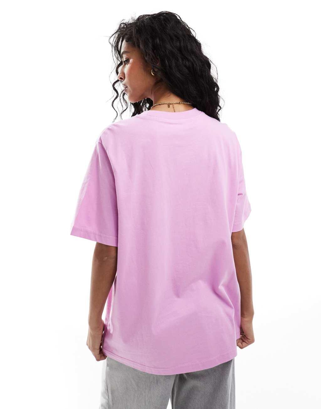 Nike Essential oversized T-shirt in pink Product Image
