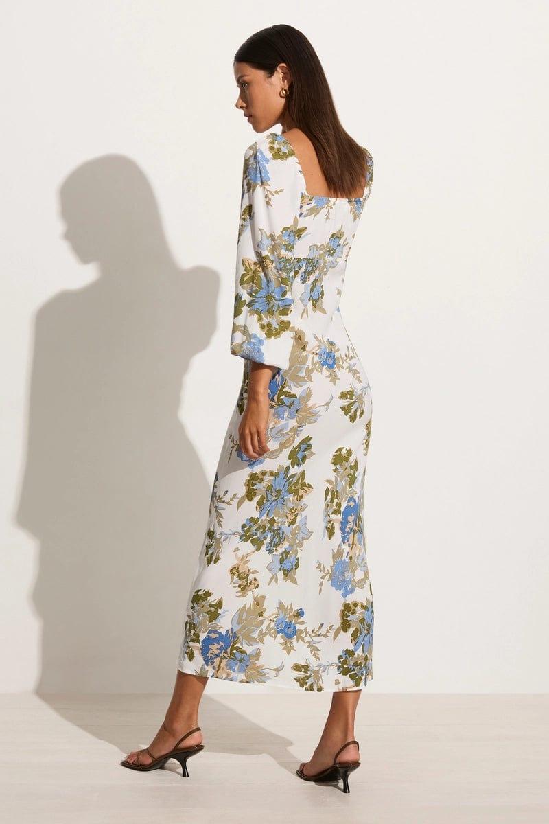 Benedita Midi Dress Escala Floral Ivory - Final Sale Product Image