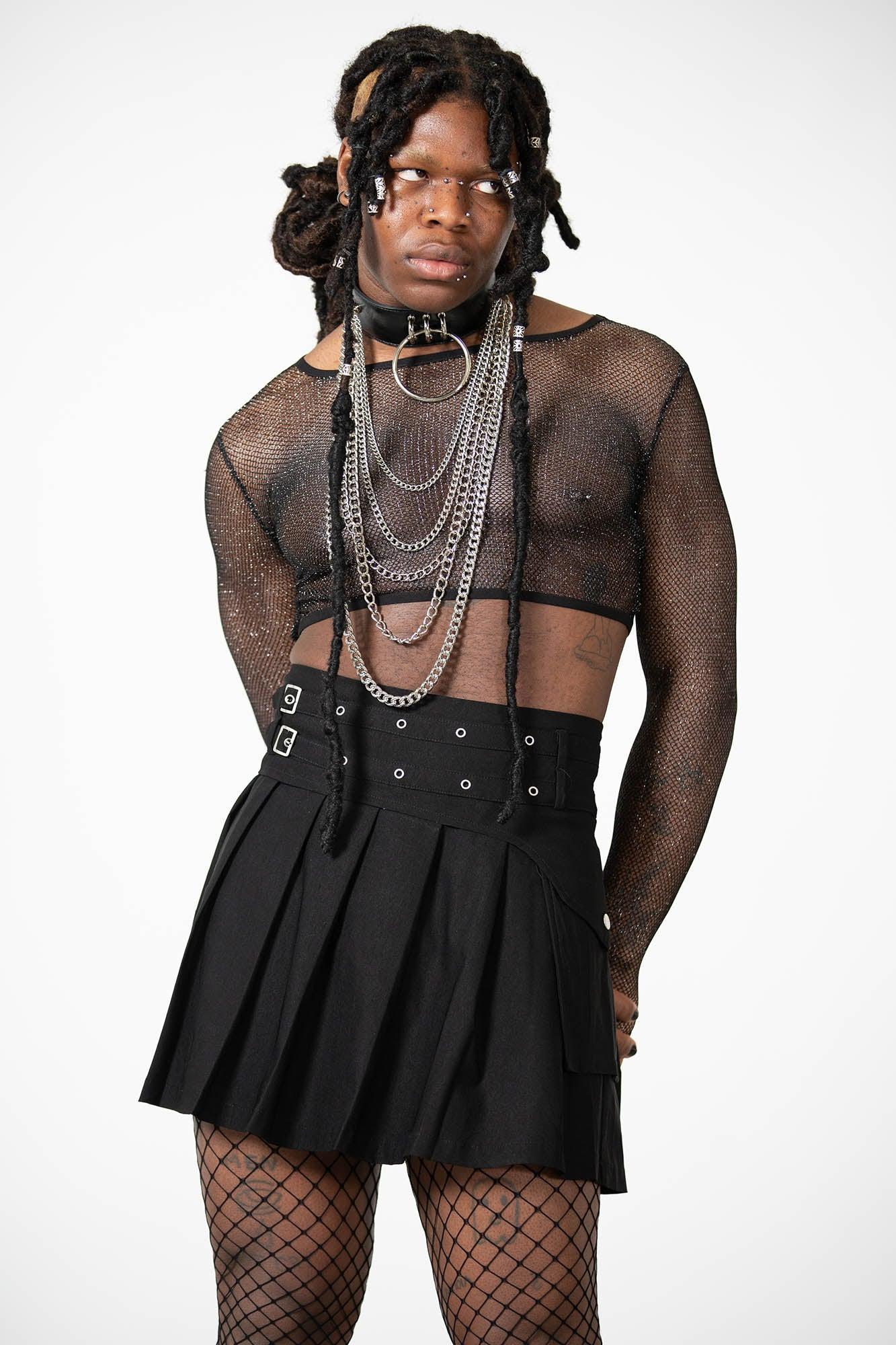 Hellia Fishnet Top Female Product Image