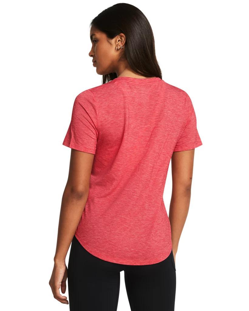 Women's UA Breezy Jersey Collegiate V-Neck T-Shirt Product Image