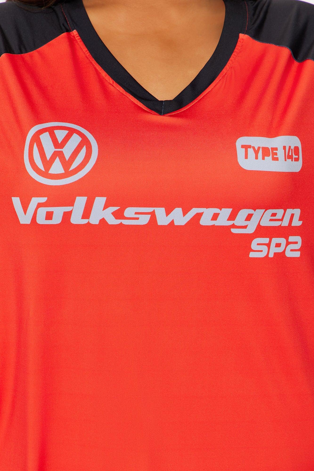 VW Volkswagen Jersey Tee - Red Female Product Image