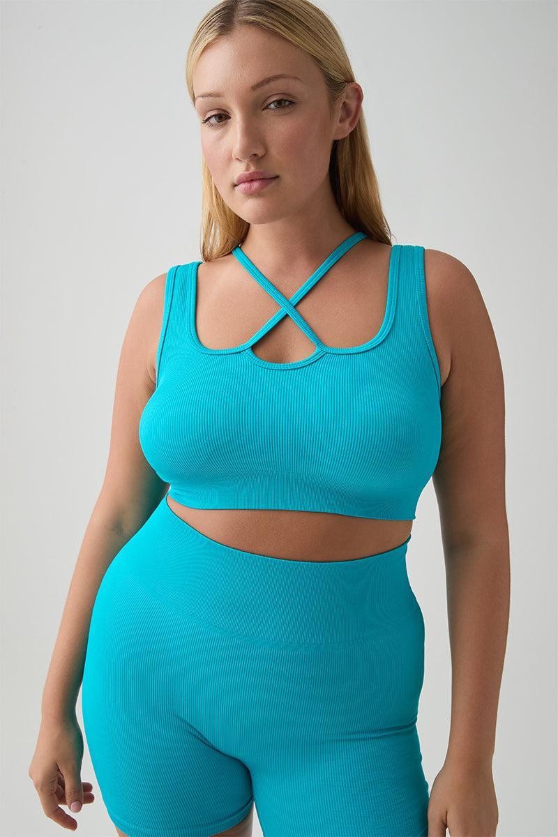 Seamless Crossover Bra 398 Product Image
