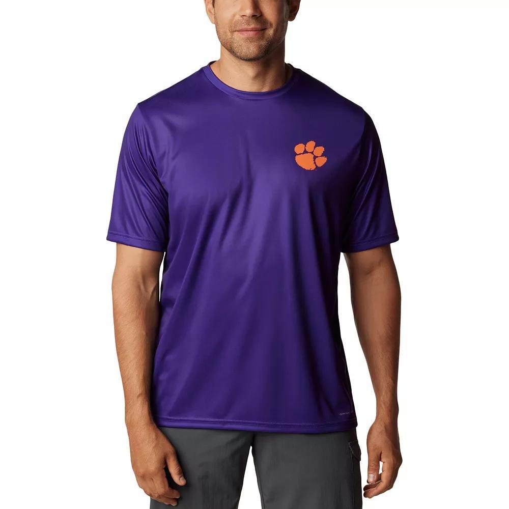 Columbia Men's Collegiate PFG Terminal Tackle Short Sleeve Shirt - Clemson- Product Image