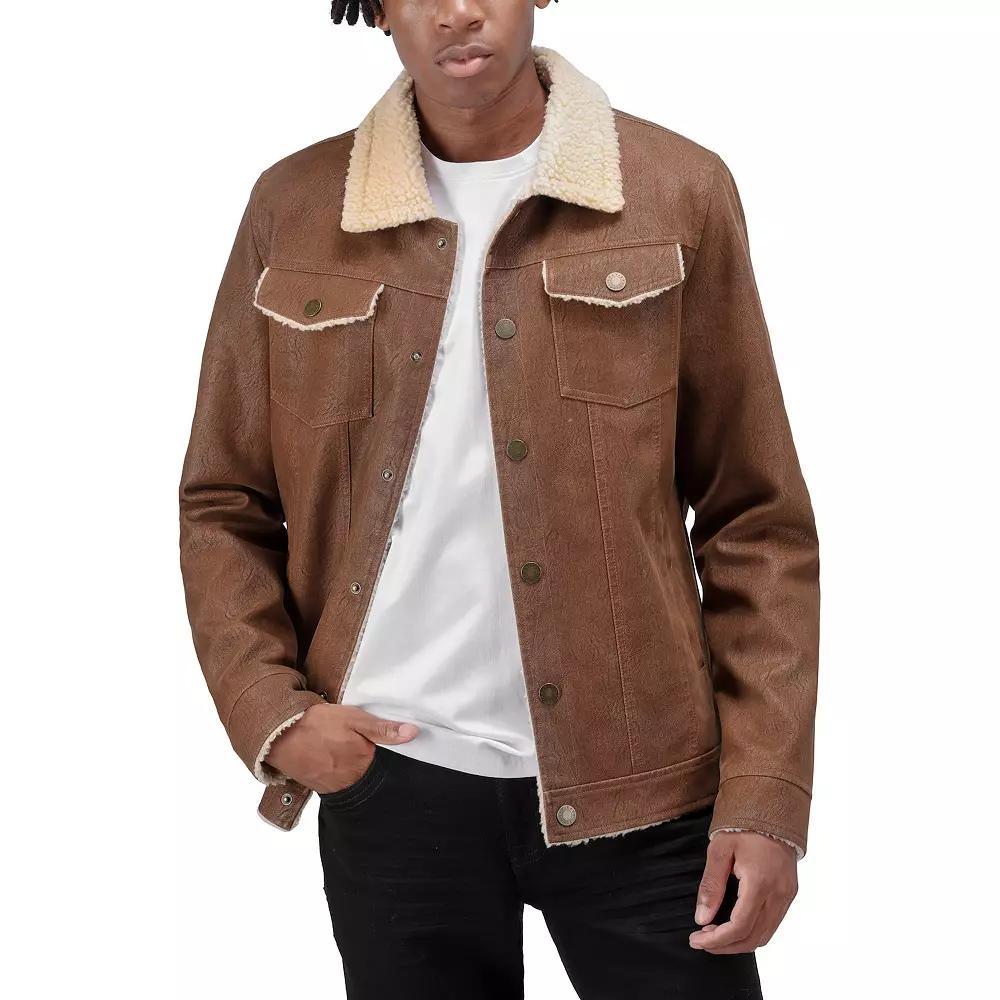 Mens Xray Jacket with Faux Shearling Lining Product Image