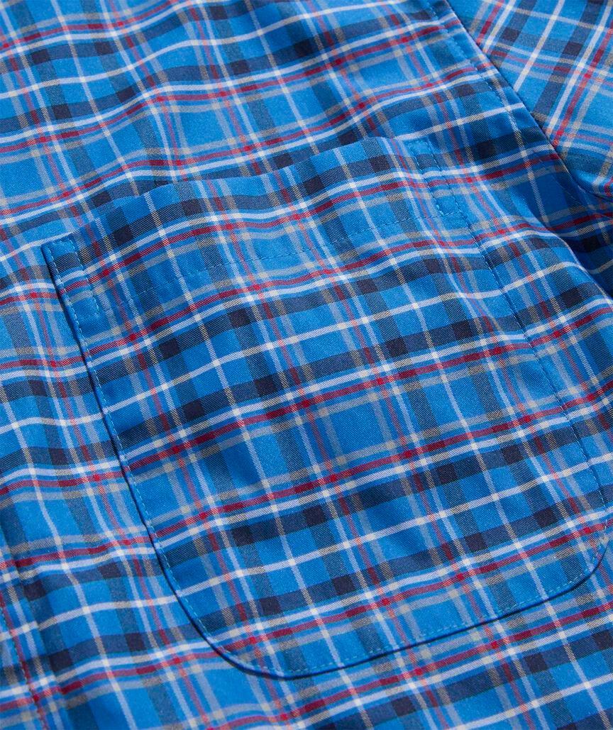 Plaid Performance Cotton Shirt Product Image