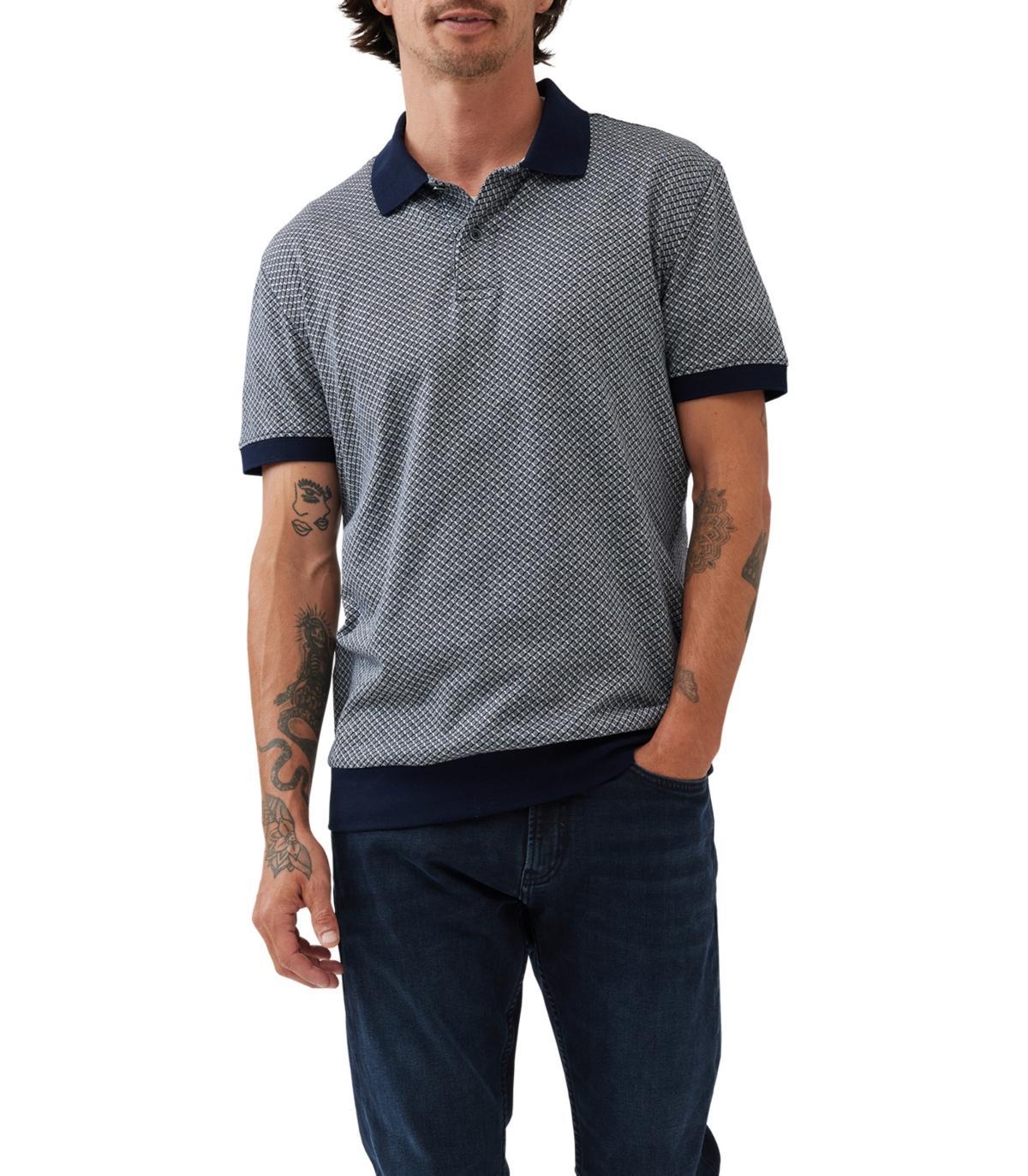 Mens Leeson Cotton Polo Shirt Product Image