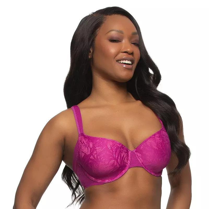 Plus Size Paramour by Felina Jessamine Contour Side Smooth Bra 135083, Women's, Size: 42 Dd, Wild Aster Product Image