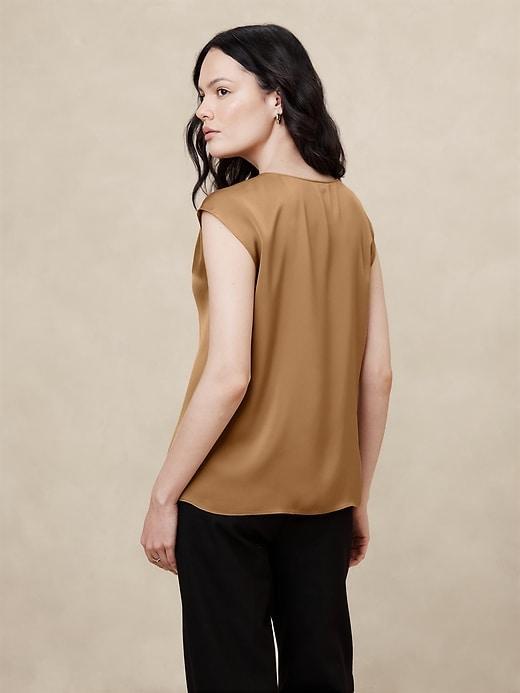 Cap-Sleeve Blouse Product Image