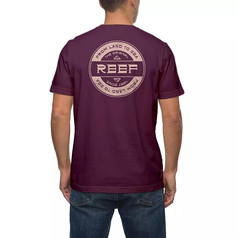 Mens REEF Bondi Graphic Tee Red Product Image