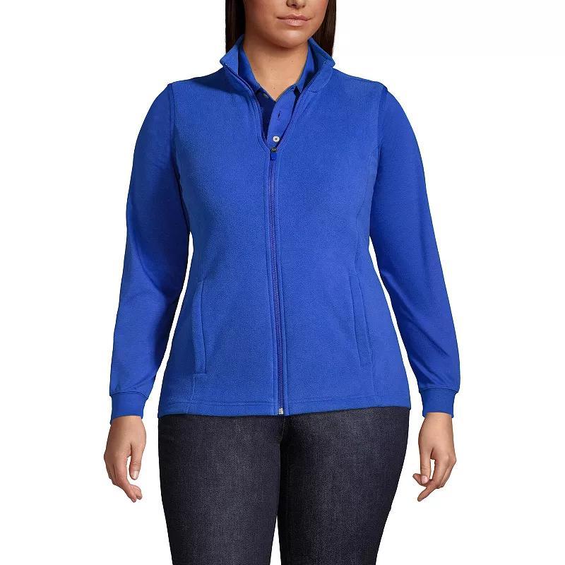 Plus Sized Lands' End Thermacheck 100 Vest, Women's, Size: 3XL, Black Product Image