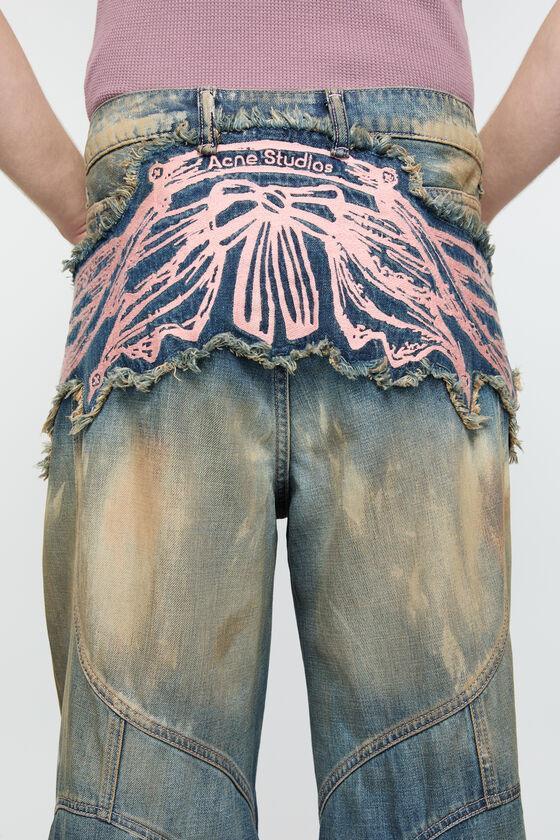 Loose fit denim trousers Product Image